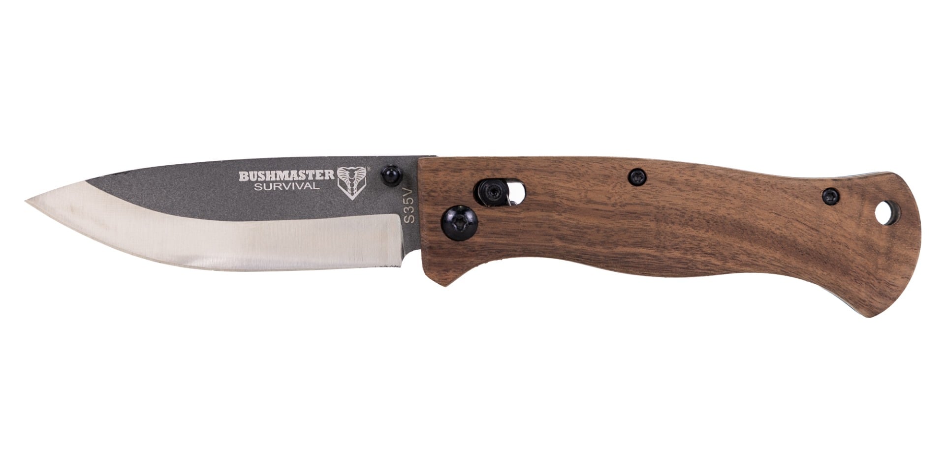 United Cutlery Bushmaster Explorer Folding Drop Point Knife, Brown - UC3441