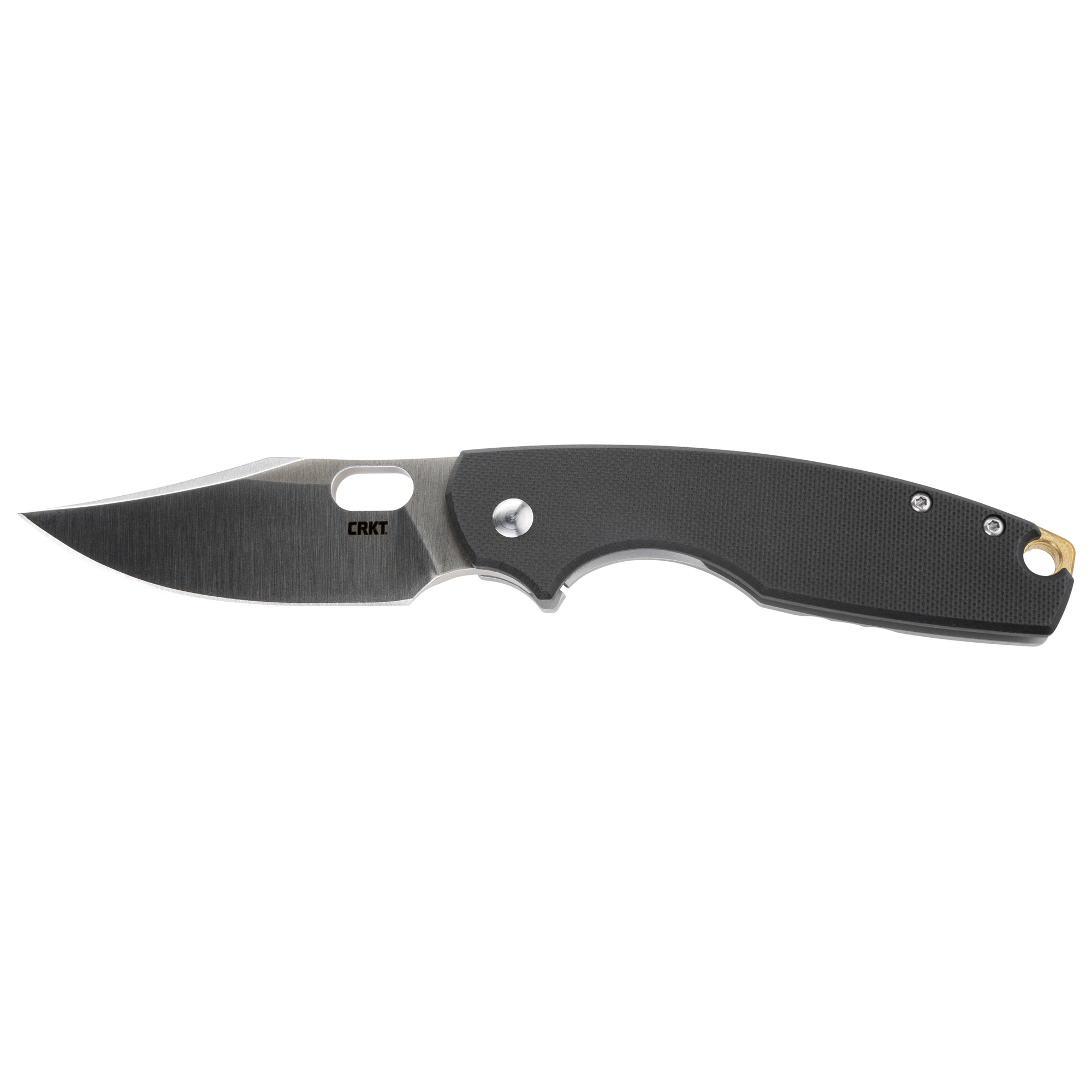 CRKT Pilar IV Folding Clip Point Knife, Black - 5321