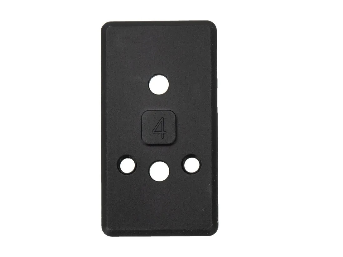 Arisaka Defense Offset Optic Plate 4, Black - OOM-P4