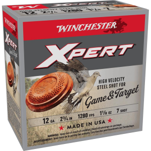 Winchester Super-X Shotshells 12 ga 2-3/4" 1-1/8 oz 1280 fps #7 25/ct