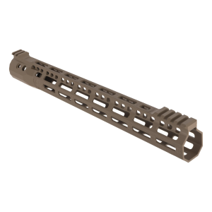 Troy Industries SOCC Battle Rail X2 Free Float AR-15 Handguard - M-LOK - 15.125" - FDE