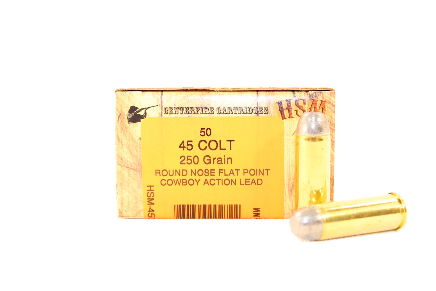 HSM COWBOY 45 LC 250GR RNFP – 50RD 10BX/CS - No Credit Card Fees - Low, flat rate shipping