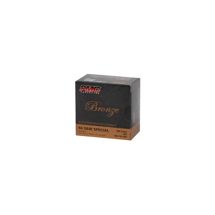 PMC Bronze .44 S Special Handgun Ammo - 180 Grain | JHP | 25rd Box