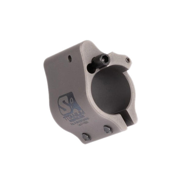 Superlative Arms Clamp-On Direct Impingement Adjustable Gas Block 0.625" x 1", Gray