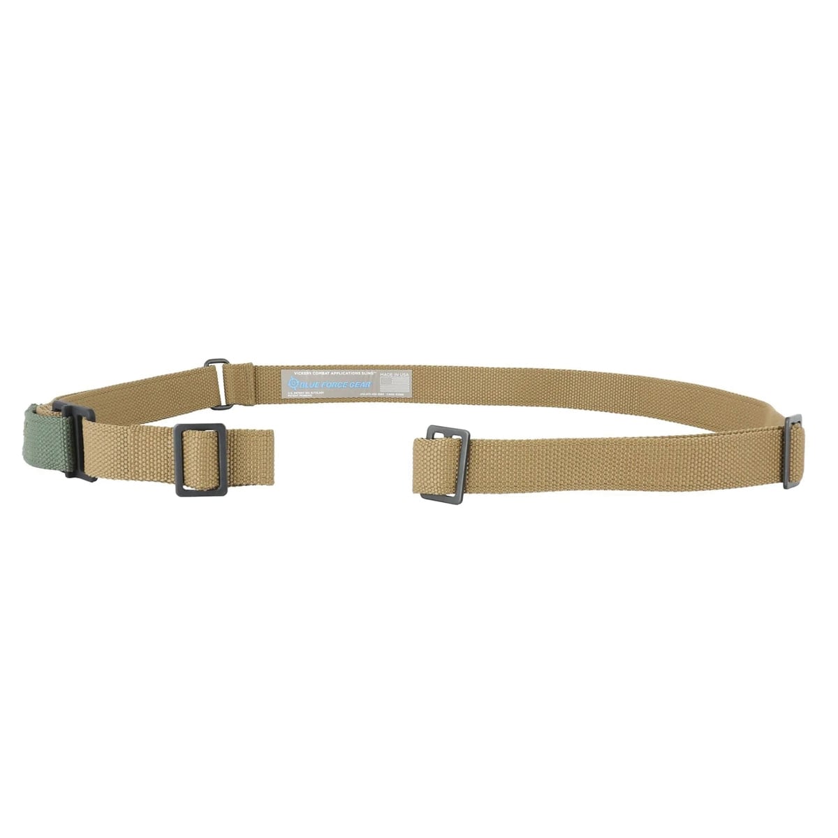 Blue Force Gear Vickers Two-Point Combat Sling 54" - 64", Coyote Brown