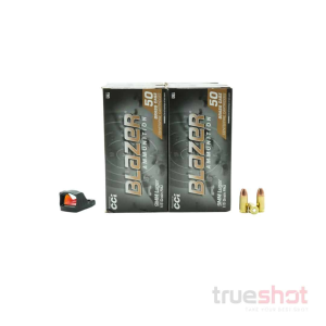 BUNDLE DEAL: Mecanik M01 RMSc Red Dot Pistol Sight and 500 Rounds of Ammo - CCI 9mm 115 Grain