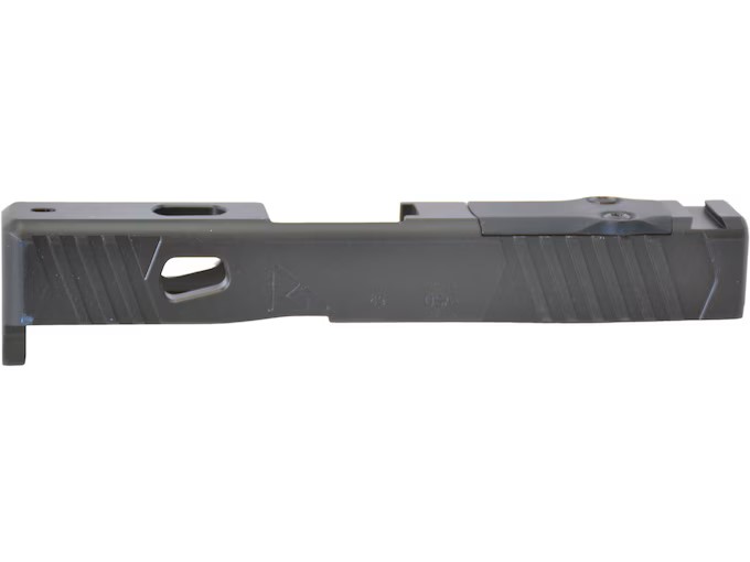 Rival Arms Precision A1 Optic Ready Ported Slide Fits Glock G43/G43X - Black - Enhanced Slide with Optic Cut for Glock G43/G43X - RA-RA10G306A