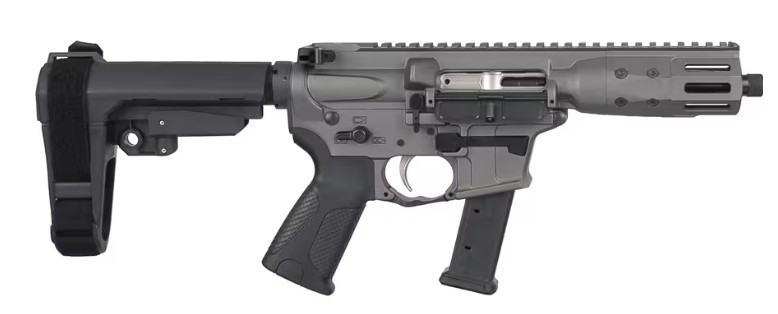 LWRC IC-9 9mm AR Pistol 5.7in Tungsten Grey
