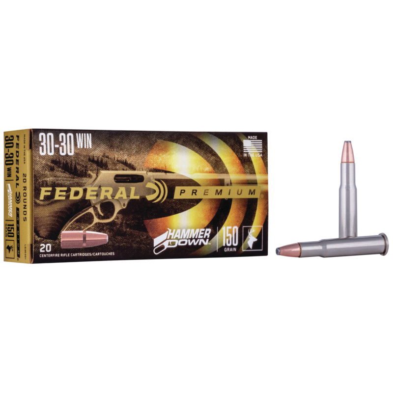 Federal HammerDown 150 gr BSP .30-30 Win Ammo, 20/pack - LG30301