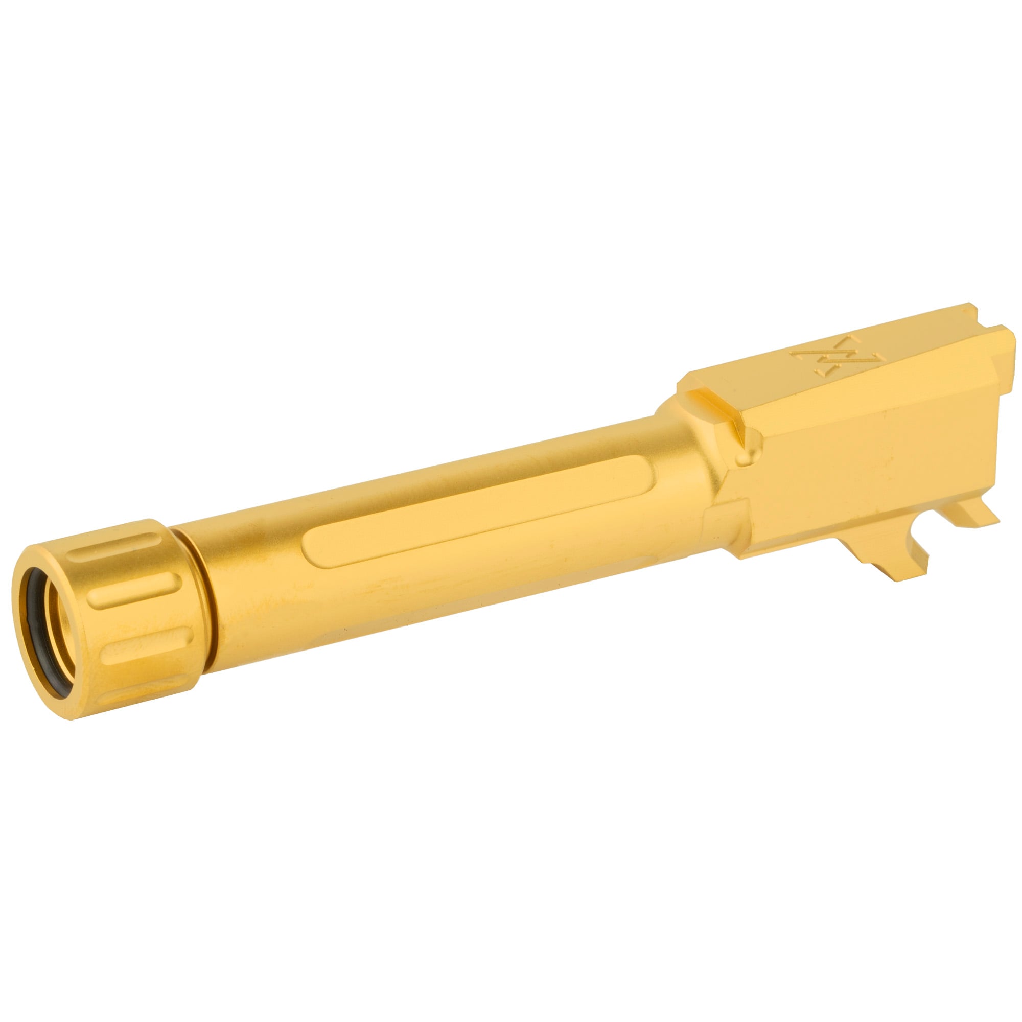 True Precision Barrel, 9mm, Gold, Thread Protector, Threaded, Sig P365