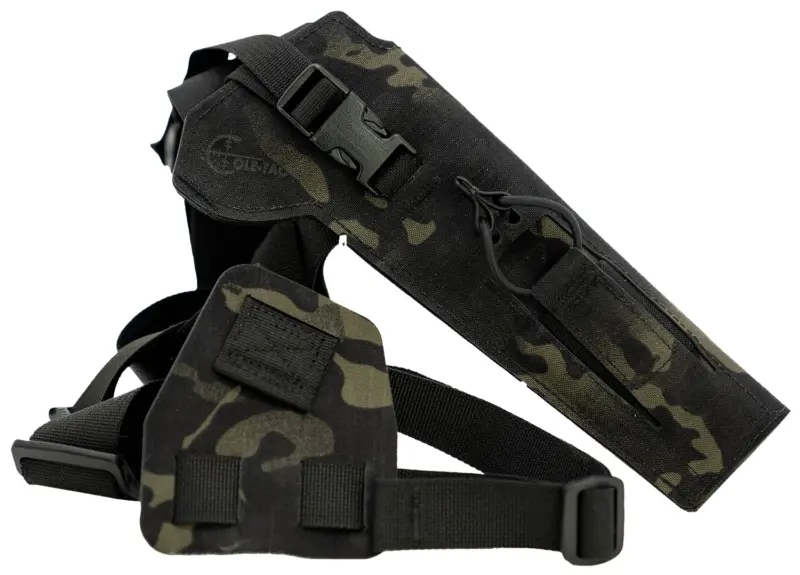 Cole-tac VW205 Varmint Wrangler Pistol Holder Chest Multi-Cam Black Left Hand