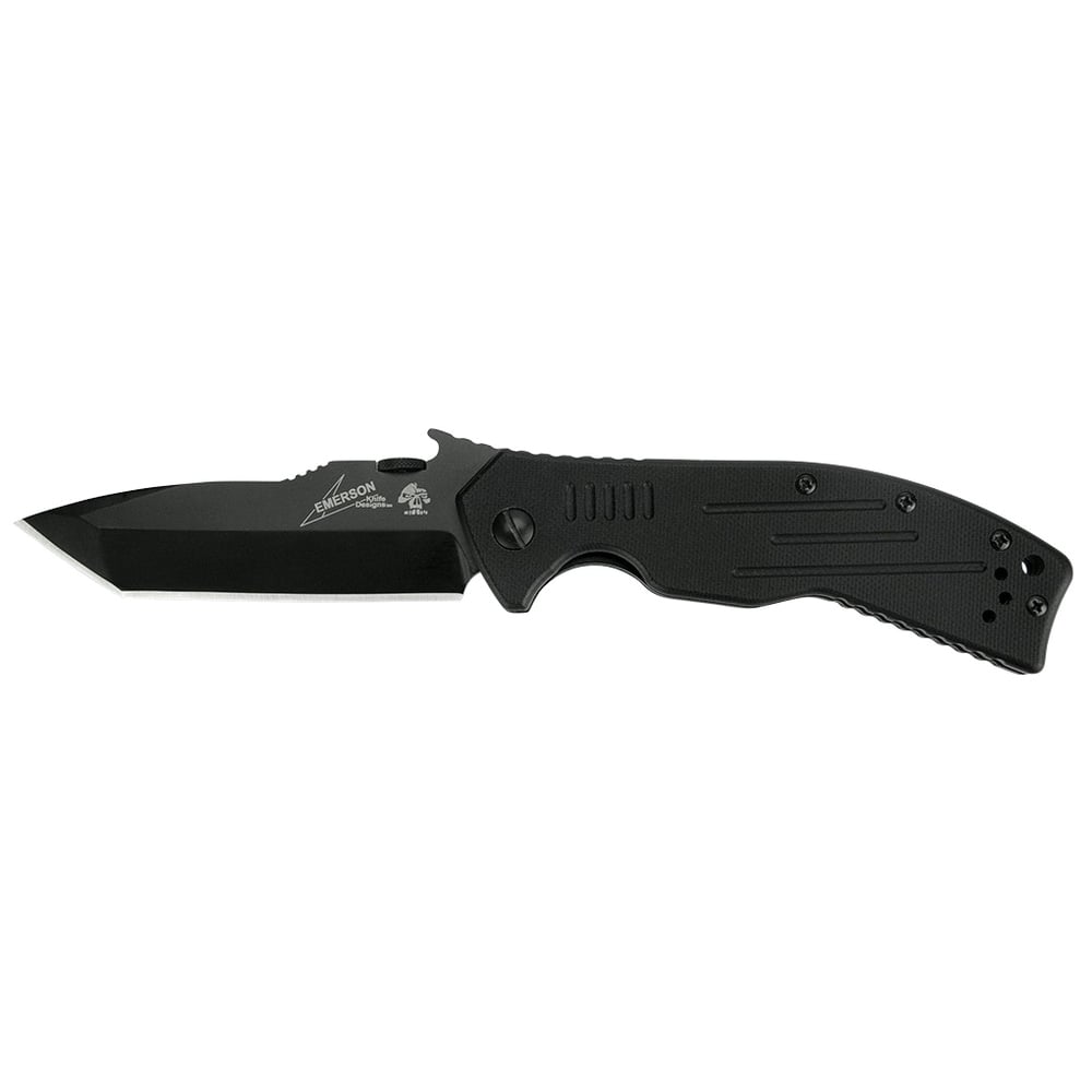 Kershaw CQC-8K Tanto Folder Knife, 3.5", Black - 6044TBLK