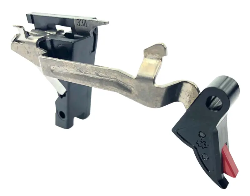 Cross Armory CRGTDI Drop In Flat Trigger w/ 3.50 lbs Draw Weight Black/Red Finish