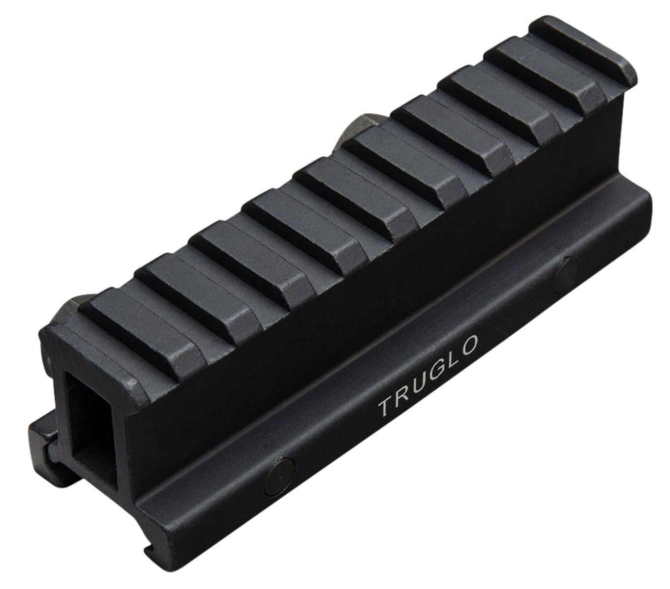 TruGlo Picatinny Riser Mount Matte, Black Anodized