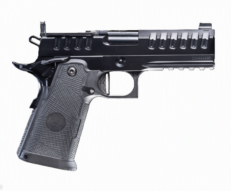 Watchtower Apache Commander DS 1911 4.25" 9mm OR 17rd Pistol, Black - APACHE9MMCMNDRBLK