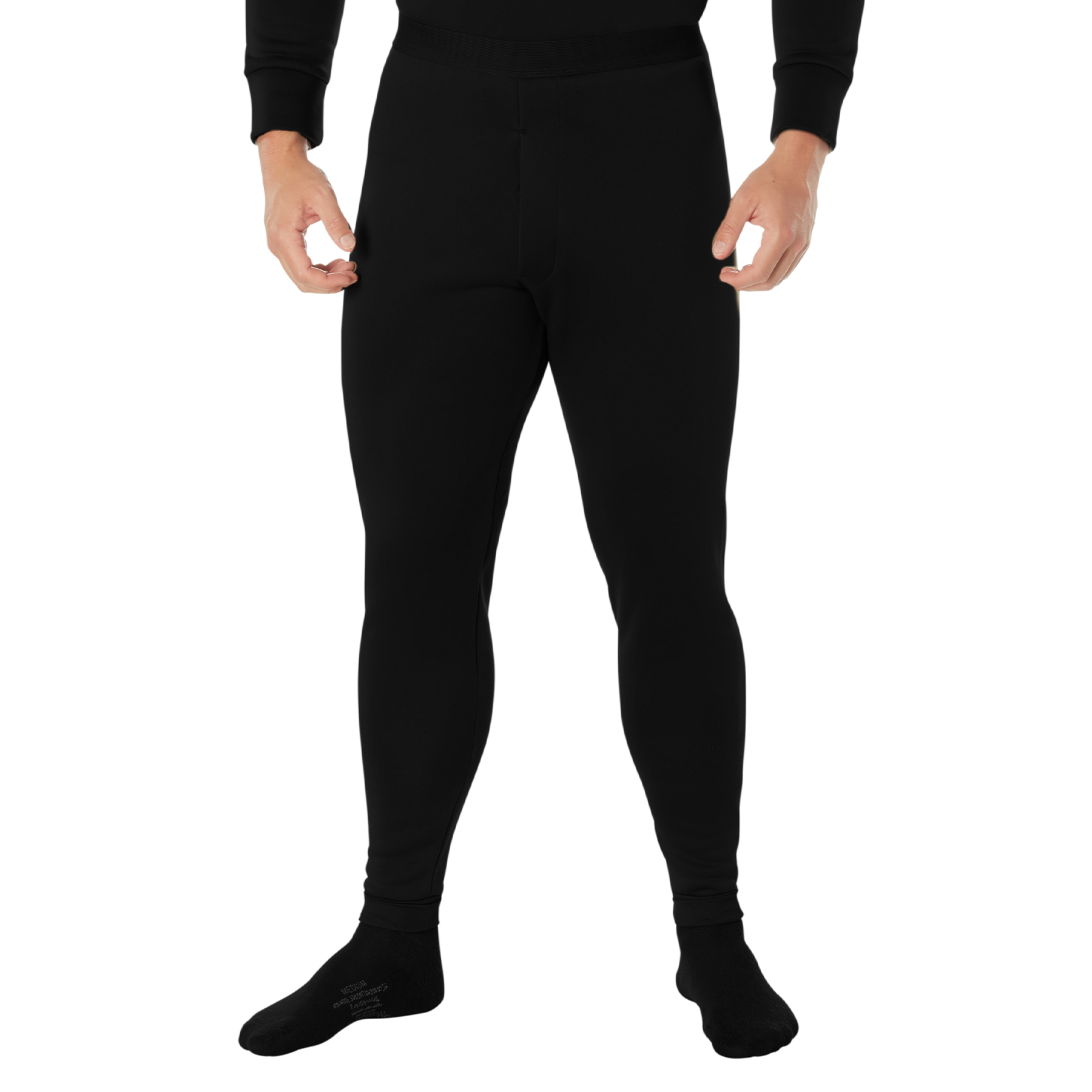 Rothco Ecwcs Poly Bottoms - Black, Large