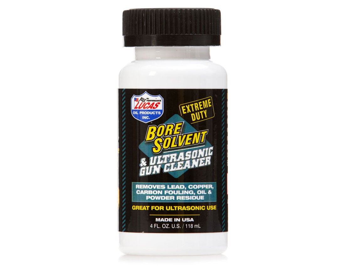 Lucas Oil Extreme Duty Bore Solvent & Ultrasonic Gun Cleaner 4oz Bottle - 10907
