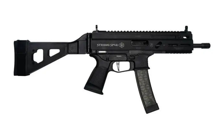 GRAND POWER STRIBOG SP9A1 9MM - 8" BBL 30 RD MAG W/ BRACE BLK