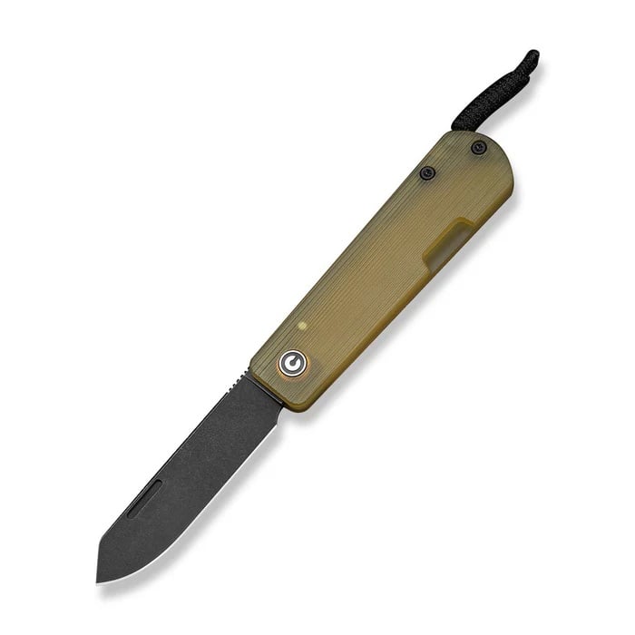CIVIVI Slippy Sendy Spey Point Slip Joint Knife, Yellow - C24075A-1