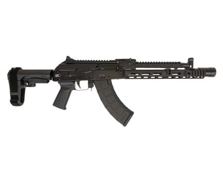 PSA AK-104 Sba3 Pistol With Soviet ARms 11.5" Booster Cut Rail, Gas Tube, And Picatinny Railed Dust Cover