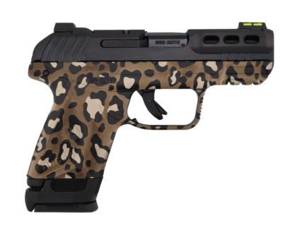Ruger Security .380 ACP 3.42" 15rd Semi Auto Pisto, Leopard Print - 03839-LEOPARD