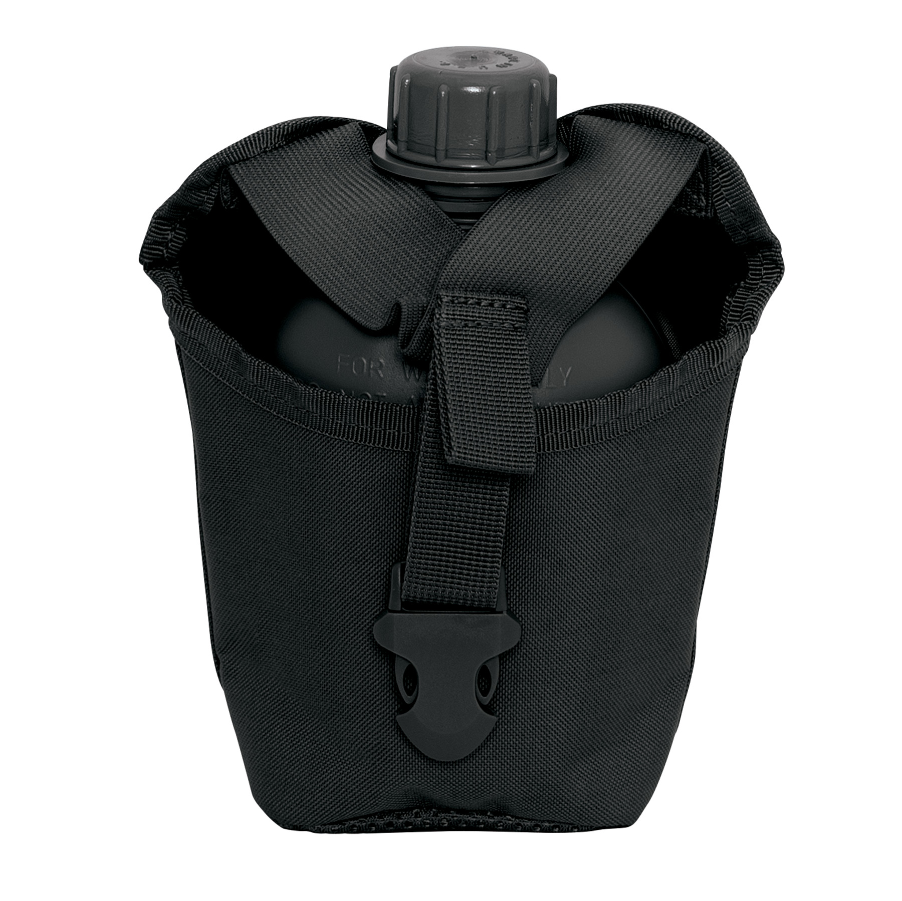 Rothco Molle Compatible 1 Quart Canteen Pouch - Cover, Black