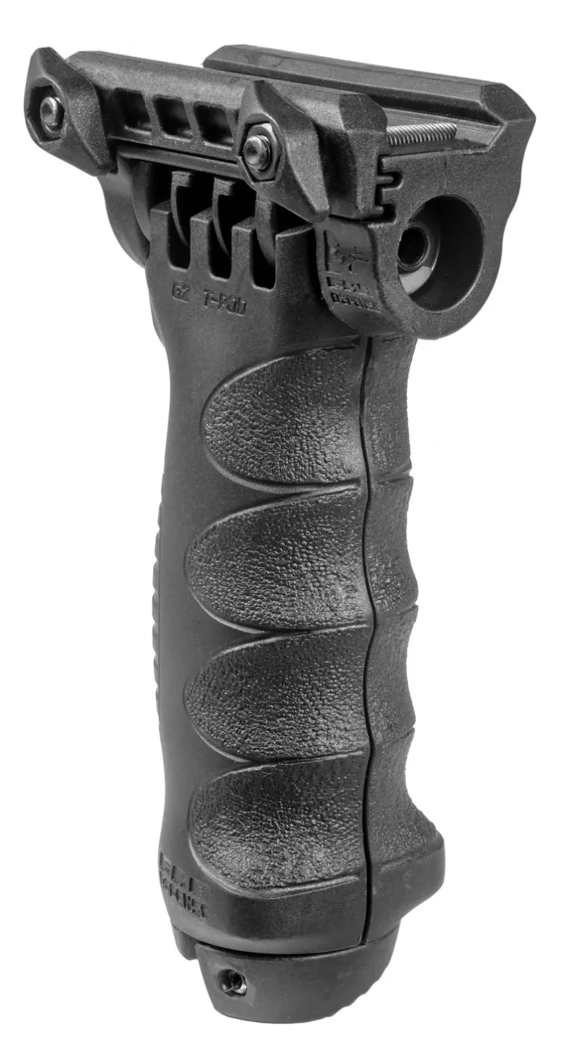 FAB Defense FXTPODG2QR T-Pod G2 Quick Release Foregrip Bipod Independent Adjustable Legs Black Reinforced Polymer/ 6061 Aluminum/ Steel Construction