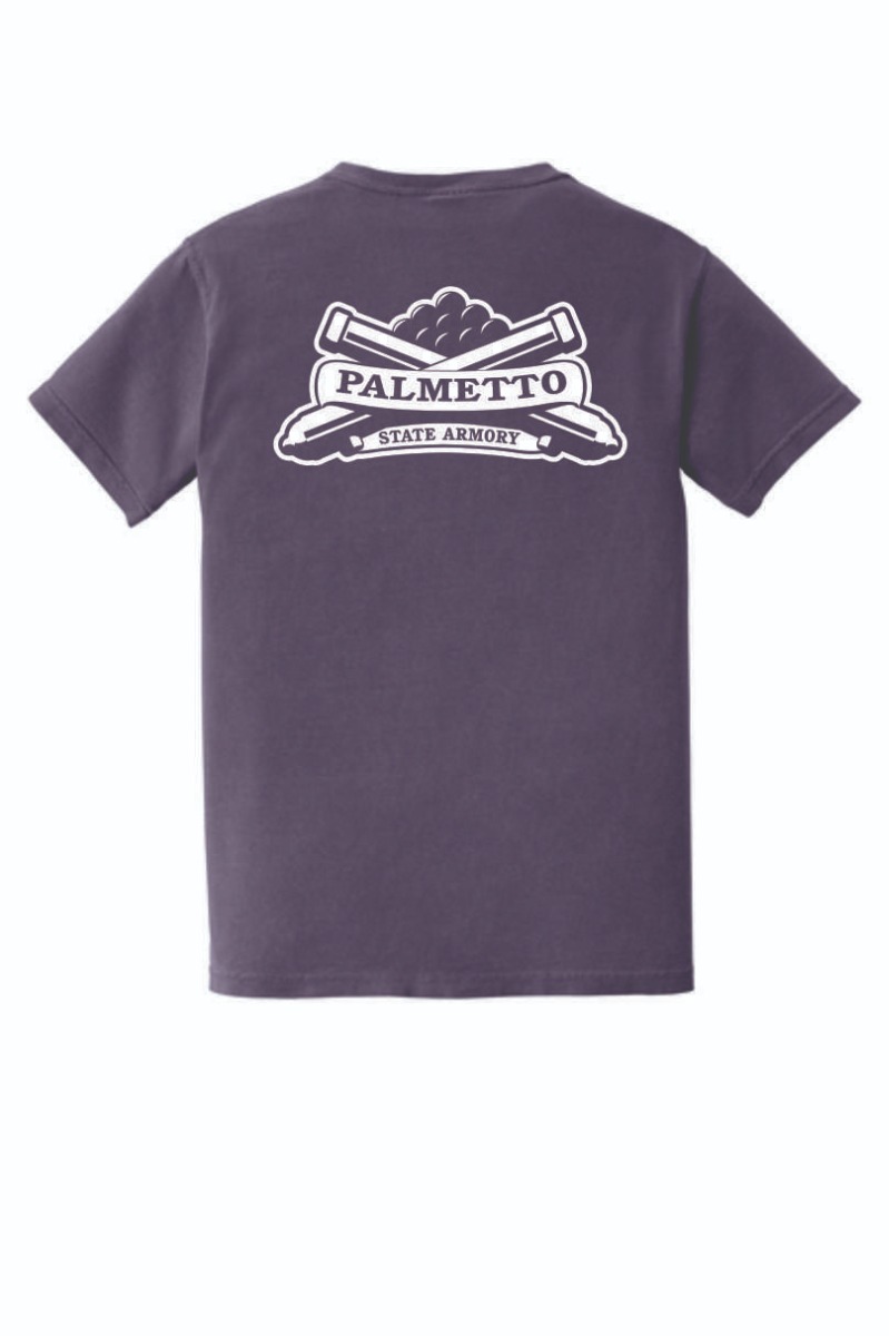 PSA Comfort Colors Pocket T-shirt, Wine - Small