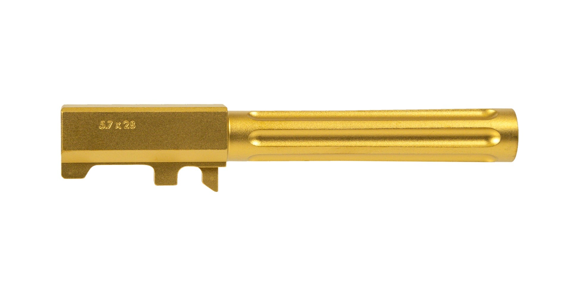 PSA 5.7 Rock Non-Threaded Fluted Barrel, Gold