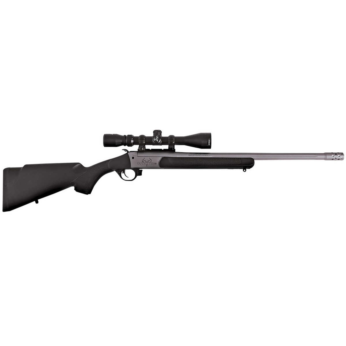 Traditions Outfitter G3 Pro 360 BHMR Break Action Rifle - Black Finish for Superior Accuracy and Performance - CR361130TT