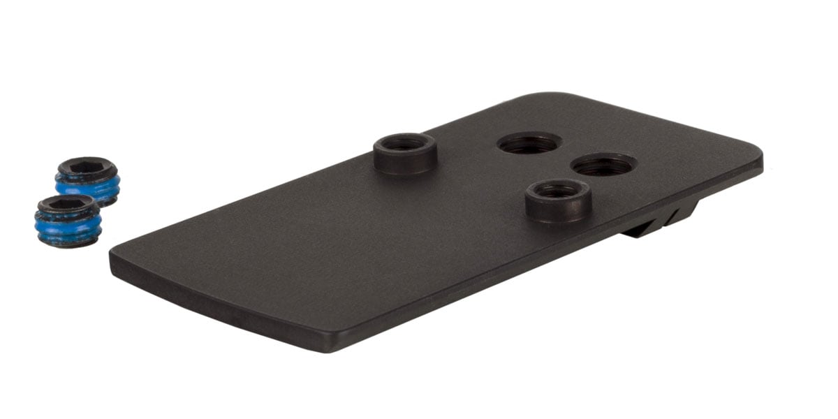Trijicon RMRcc Dovetail Base For Non MOS Glock Pistols, Black - AC32098