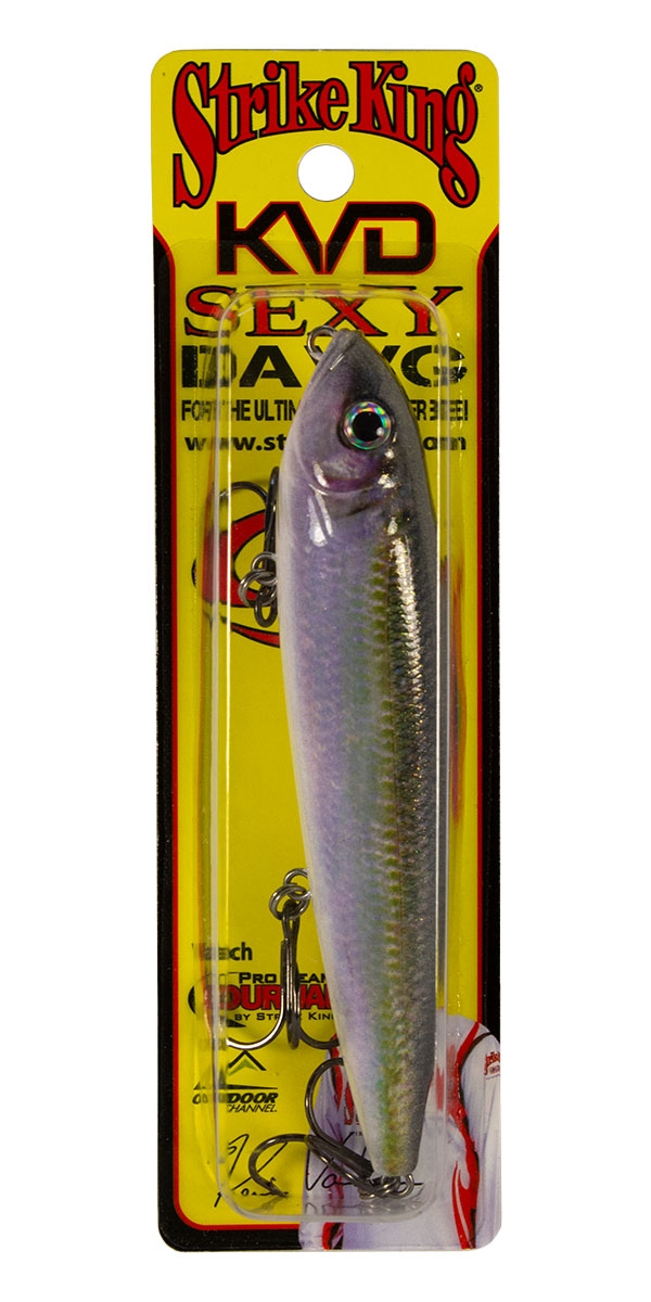 Palmetto State Armory Exclusive: Strike King KVD Sexy Dawg Topwater Lure, Palmetto Blue Back Herring - HCKVDSD-701