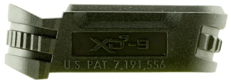 Springfield Armory XDS5902M Backstrap Sleeve made of Polymer with Black Finish 1 Piece Design for 9mm Luger Springfield XD-S with #2 Backstrap 3.30"-4" Barrel