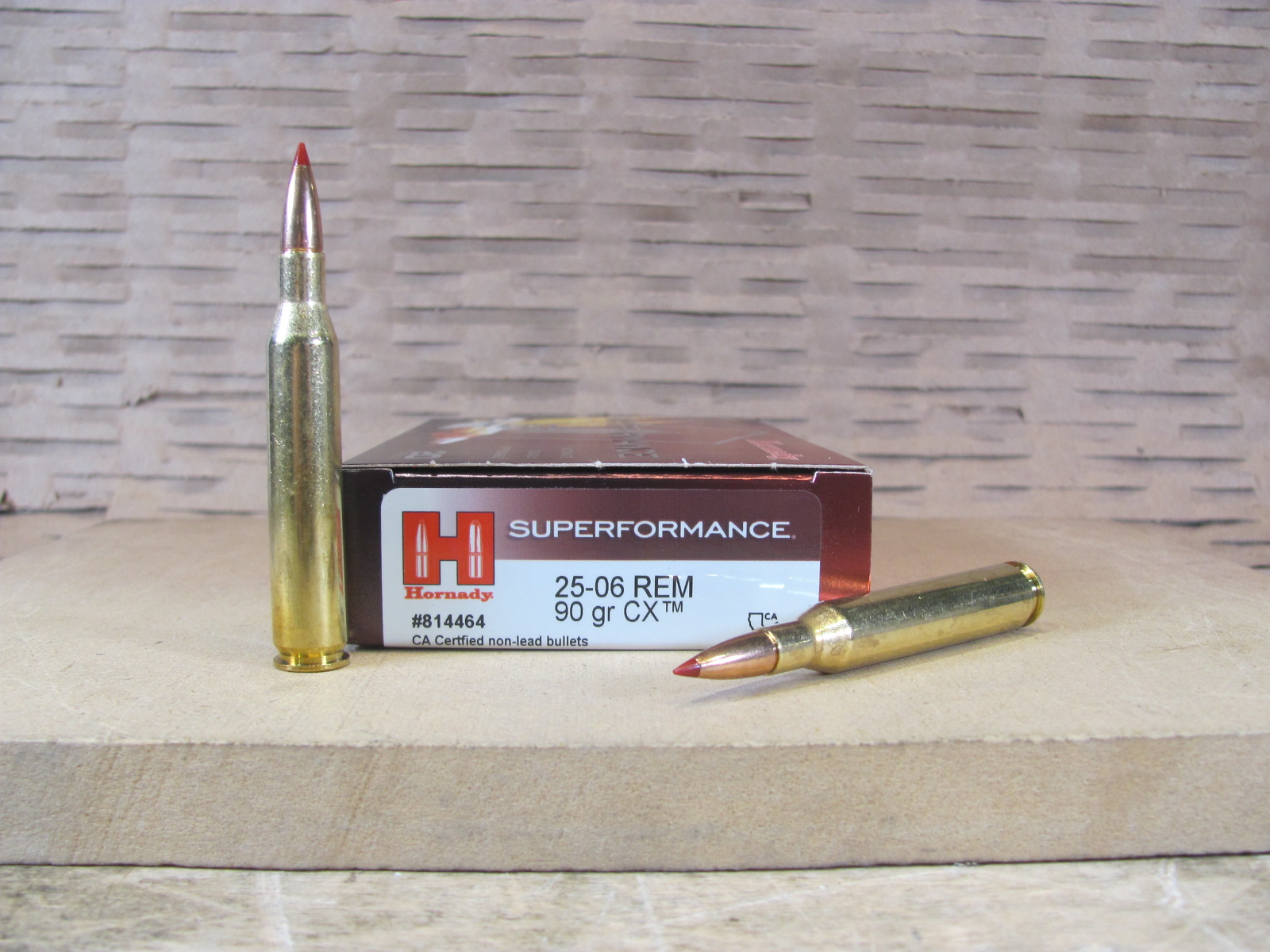 20 Round Box – 25-06 Rem 90 Grain CX Hornady Superformance Ammo – 814464