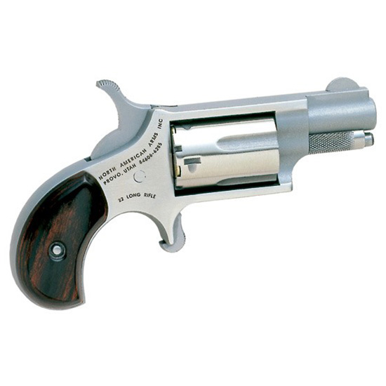 NAA Mini Revolver 22LR Stainless Rosewood 5RD