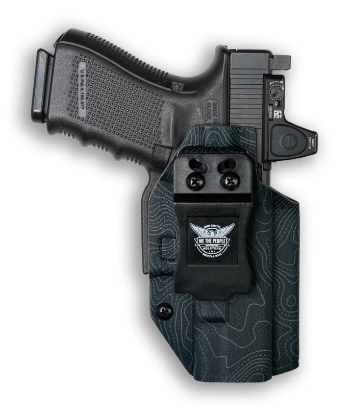 We The People Holsters Glock 17 / 22 (Gen1-4) /31/47 (Red Dot Ready) Holsters, Topographic Gray