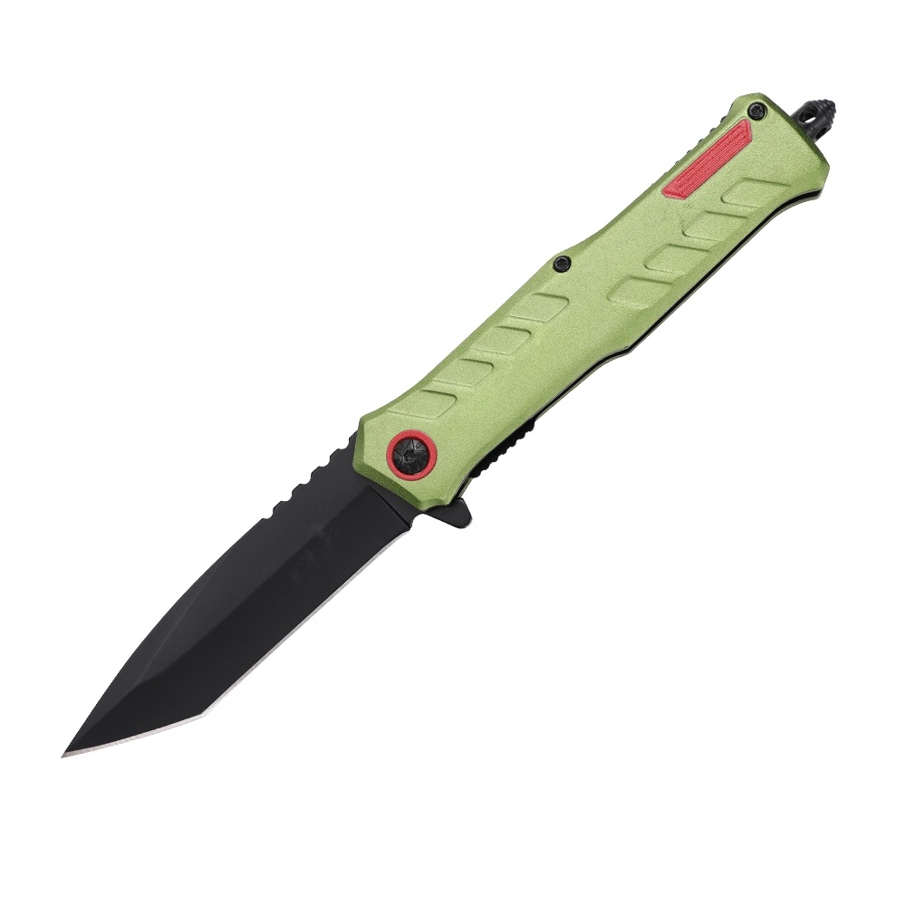 MTech USA A2032 Folding Tanto Knife, Green - MT-A2032GN