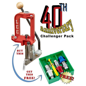 Lee Precision 92130 Challenger Press 40th Anniversary w/Breech Lock 38 special Dies