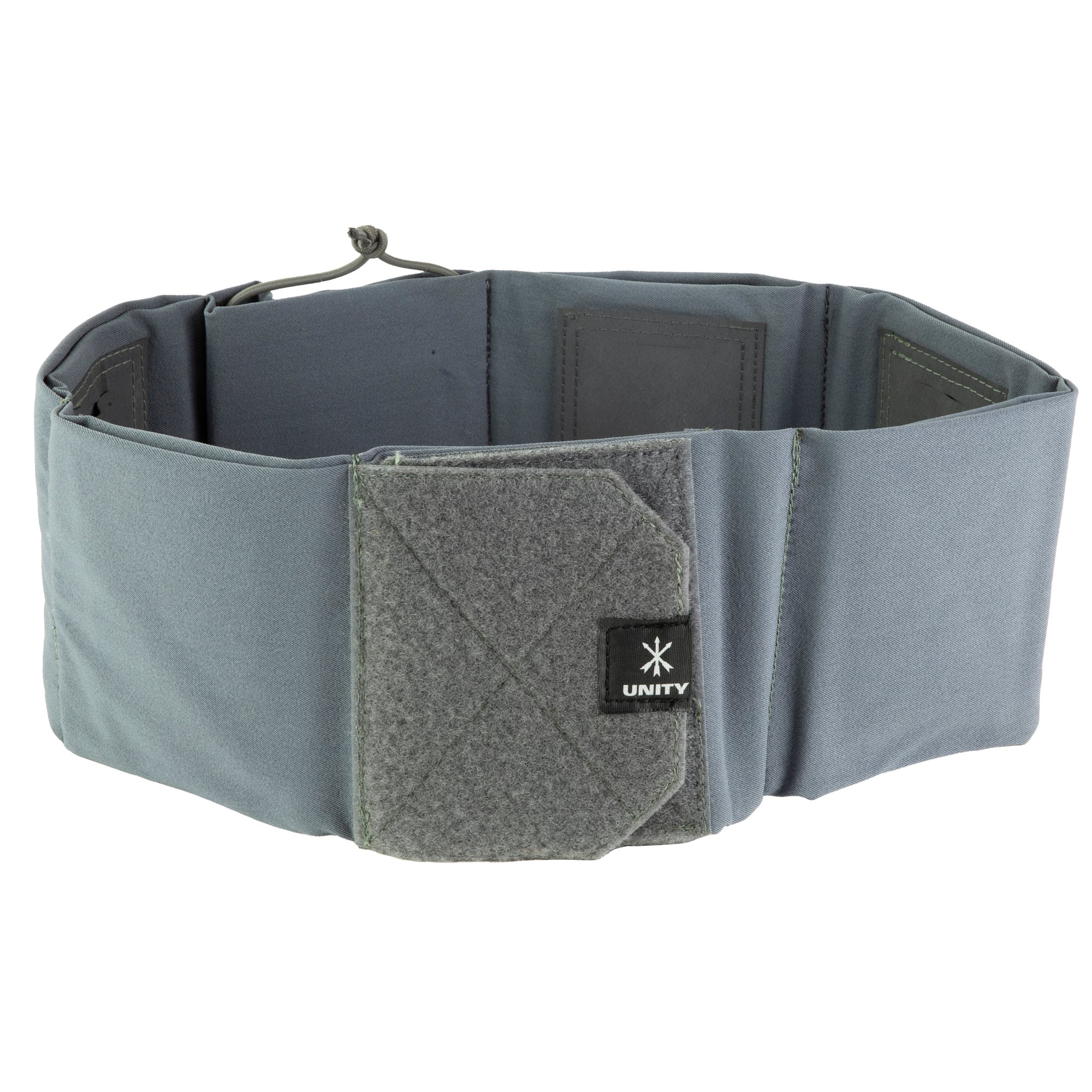 Unity Tactical Clutch Belt, Small, 26"-33" Waist, Elastic Construction, Gray CL-BLT-G-S
