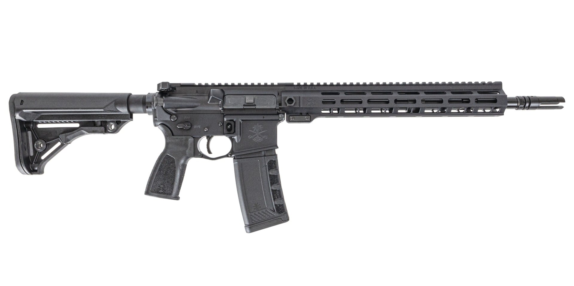 PSA "Sabre" Forged 14.5" .223 Wylde M4 13" QD Rail and Pin/Weld Rifle with Sabre Furniture