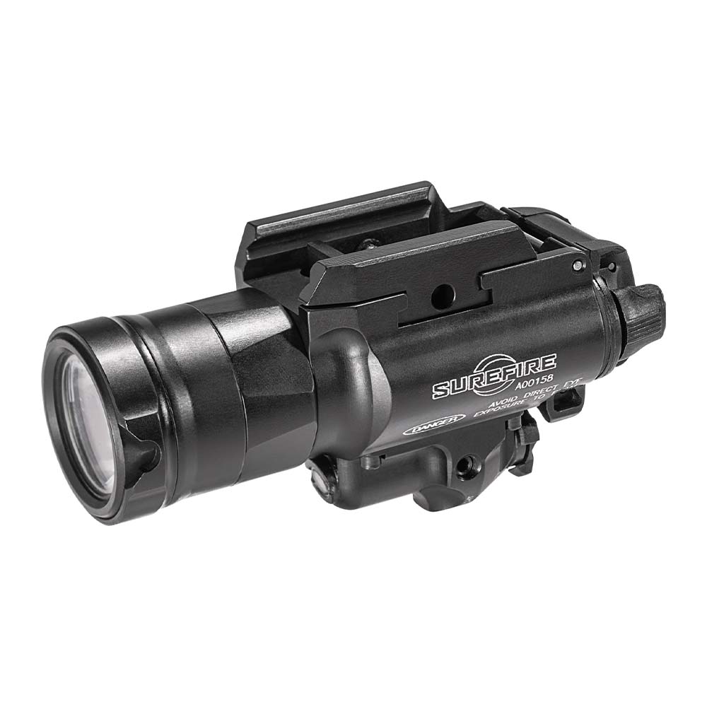 SureFire X400UH Ultra Weapon Light w/ Red Laser, Black - X400UH-A-RD