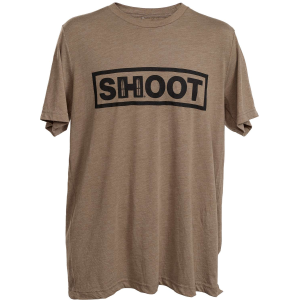 Hornady 99606XL Shoot  Brown Tri-Blend Short Sleeve XL