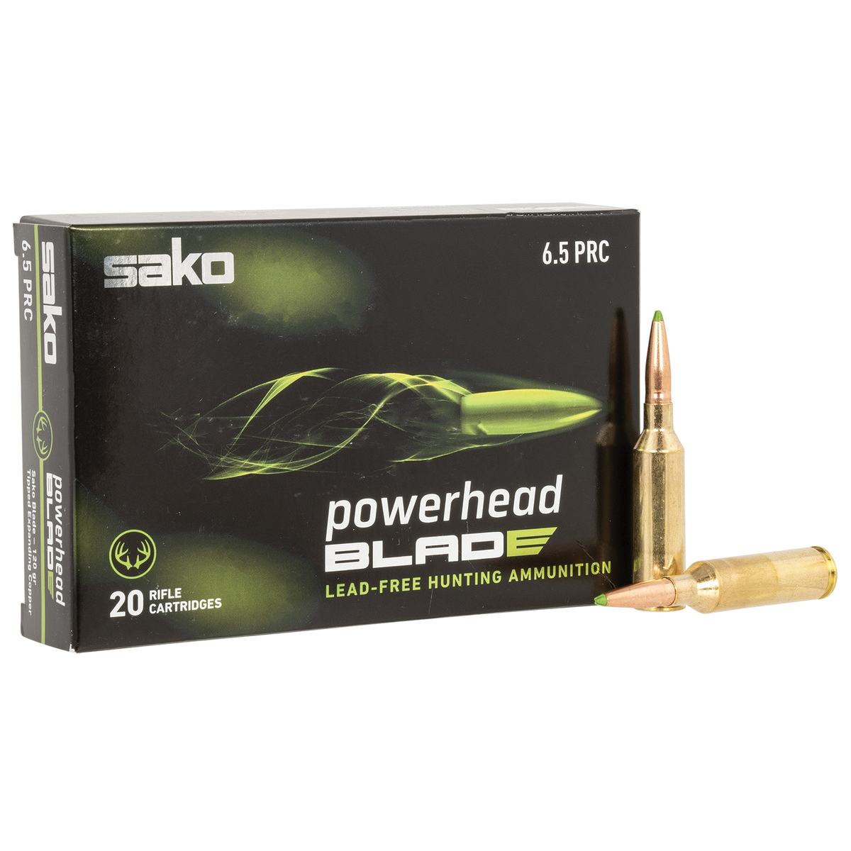 SAKO (TIKKA) JASPHB65PRC120B PowerHead Blade 6.5PRC 120gr 20 Per Box/10 Case - No Credit Card Fees - Low, flat rate shipping