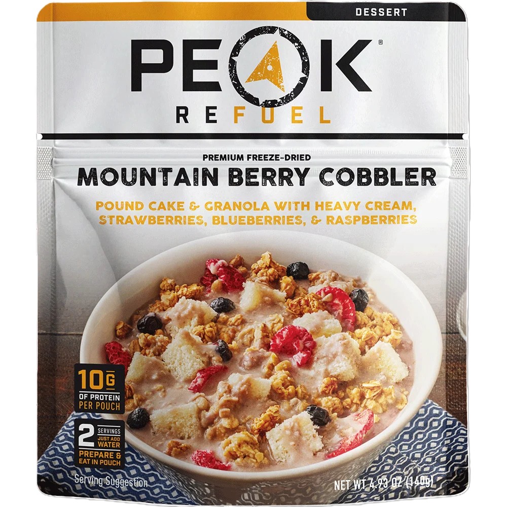 Peak Refuel Mountain Berry Cobbler Freeze-dried Meal
