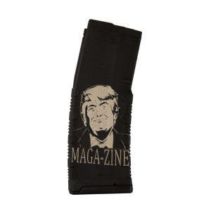 BLACK RAIN LASER ETCHED MAGAZINES 30RD TRUMP MAGA-ZINE