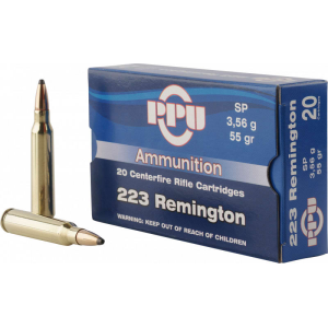 Prvi Partizan PPU PP223S Standard Rifle .223/5.56 NATO 55 GR Soft Point - 20rd Box