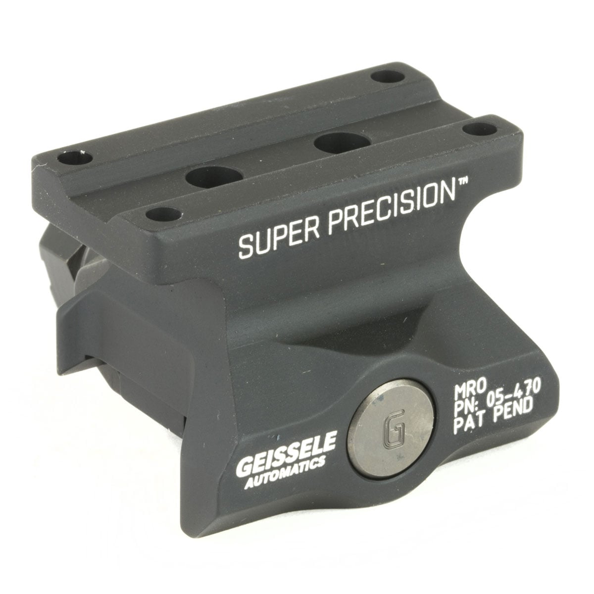 Geissele Super Precision Trijicon MRO Lower 1/3 Co-Witness Mount, Black - 05-470B