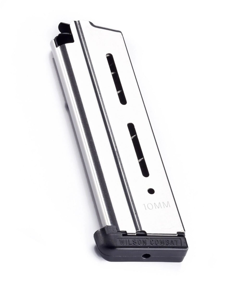 Wilson Combat 1911 Mag, 10mm, Full Size, 9 Round, Standard Base Pad  -  47NX