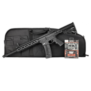 Smith & Wesson M&P15-22 Sport, .22 LR, 16.5 Barrel, 1 25 Round Magazine, Rifle Bag Bundle