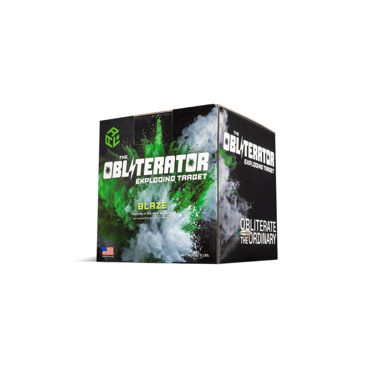 Adrenaline Research Labs The Obliterator Blaze Exploding Color Target, Black/Yellow